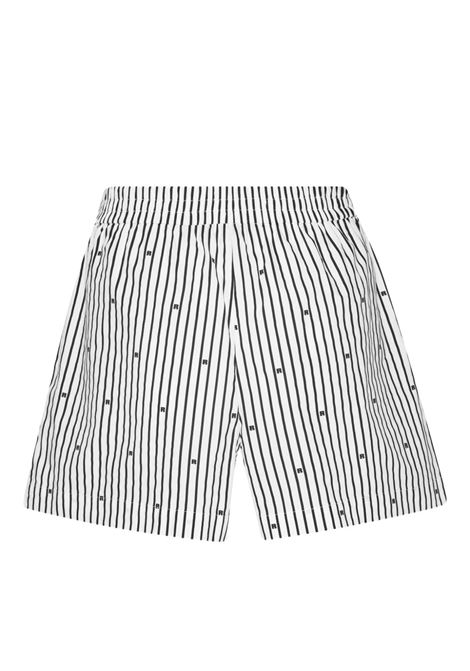 White striped shorts Rotate Sunday - women ROTATE SUNDAY | 1143960001000
